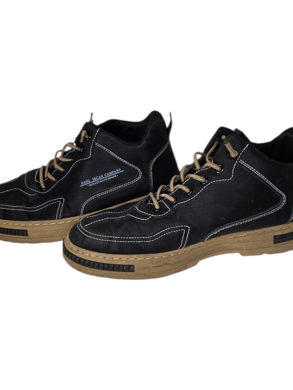 Pani Iberca Campaign Black High-Top Men's Sneakers